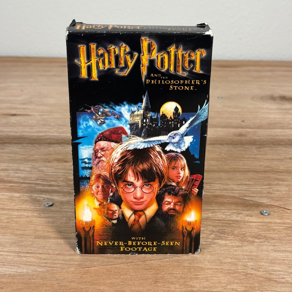 Harry Potter and the Philosopher's Stone VHS 2001 Warner Home Video 22542 Movie